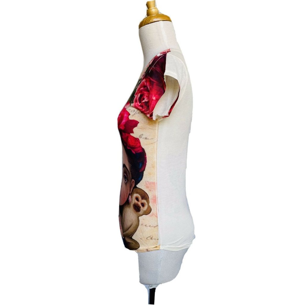 Frida Kahlo T Shirt Frida Kahlo Cartoon Sz Small - Picture 6 of 7